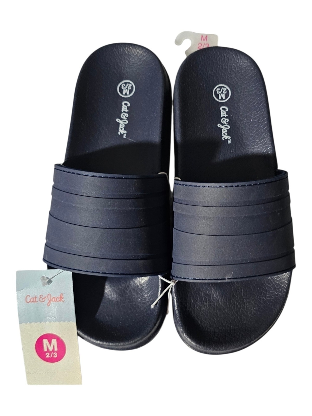 Cat & Jack Navy Slide Sandals